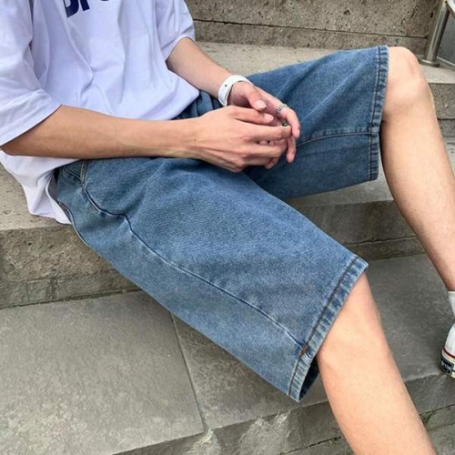 남성 BB790702 편하게 있을수 있는 데님 팬츠 여름 패션 반바지