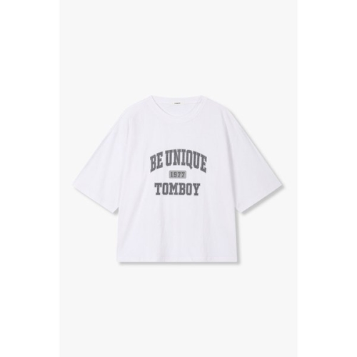 스튜디오톰보이 여성 빈티지 레터링 그래픽 반팔 티셔츠 9176222990