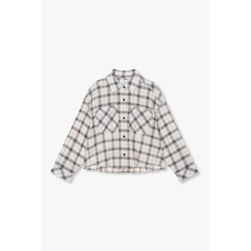 스튜디오톰보이 여성 체크 패턴 크롭 셔츠 9176221982