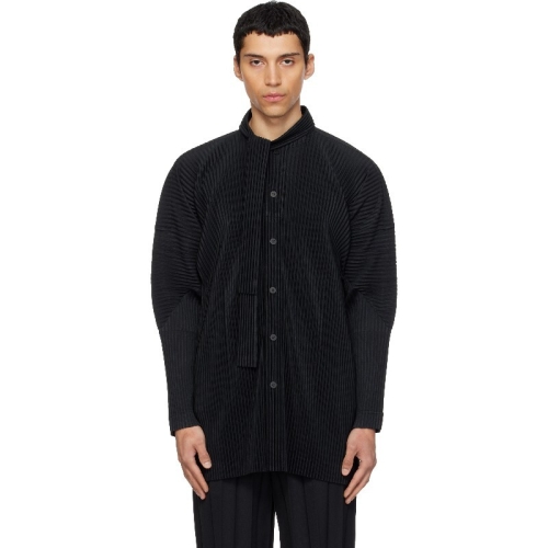 이세이미야케 Homme Plisse Issey Miyake 남성 블랙 먼슬리 컬러 페브러리 셔츠 261729M192018