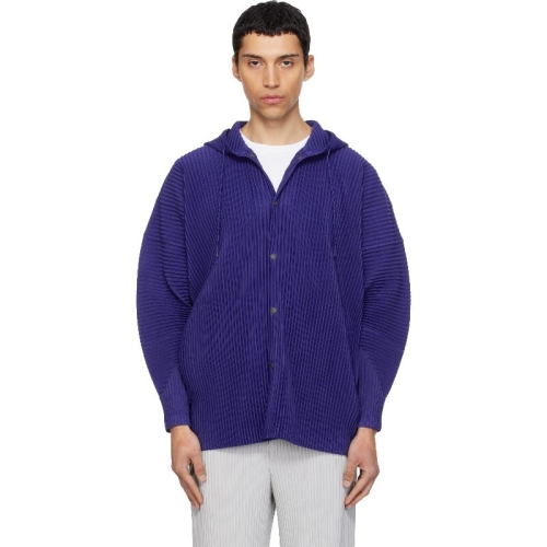 이세이미야케 Homme Plisse Issey Miyake 남성 네이비 먼슬리 컬러 페브러리 후드티 261729M202012