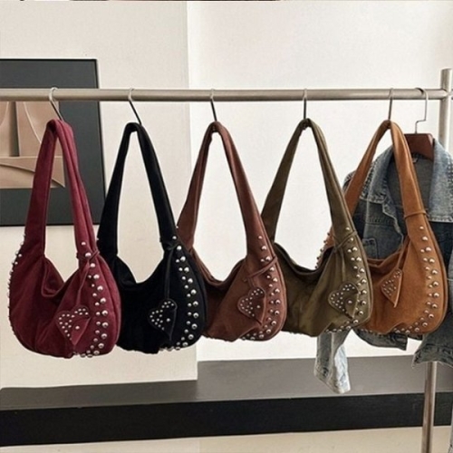 스터드 696KDL16 스웨이드 숄더백 데일리백 01117Y