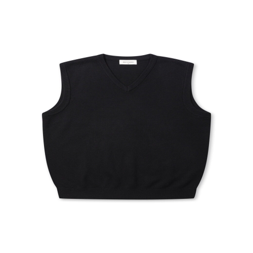 브렌우드 에센셜스 워셔블 브이넥 베스트 스웨터 BRWAX26271BKX