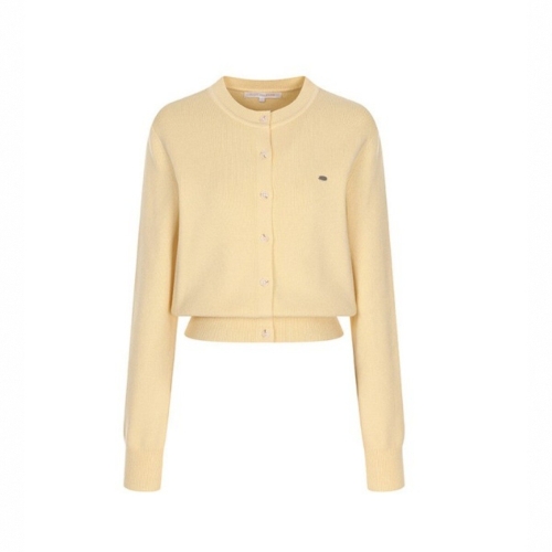 올리브데올리브 라운드 넥 금속 장식 니트 가디건 OK6XD264