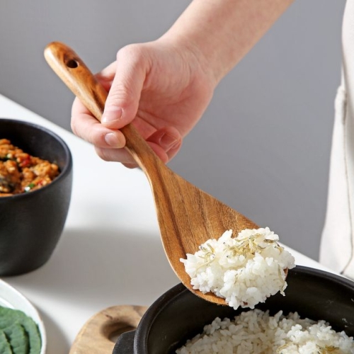 마리포사 월넛 원목우드 원형주걱 25cm