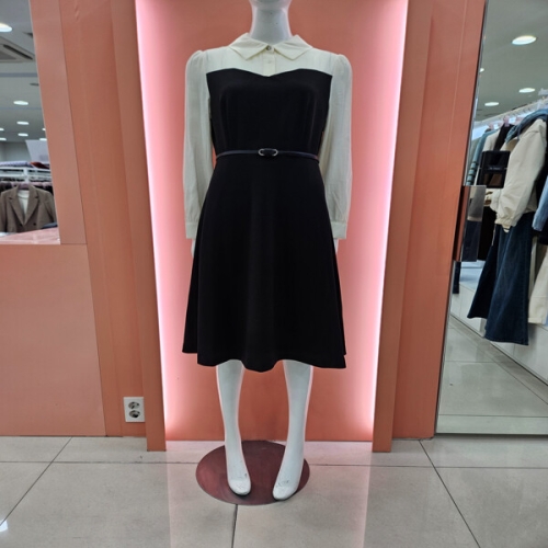 SOOS 배색 세미A라인원피스 S261BOP201_US