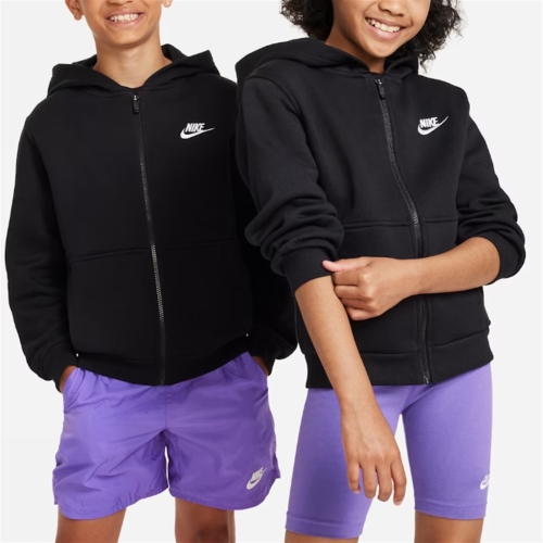 나이키키즈 스포츠웨어 클럽 플리스 주니어 풀집 후디 (FD3004-010)