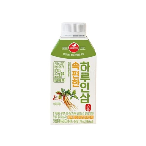 서울우유 속편한 하루 인삼 170ml