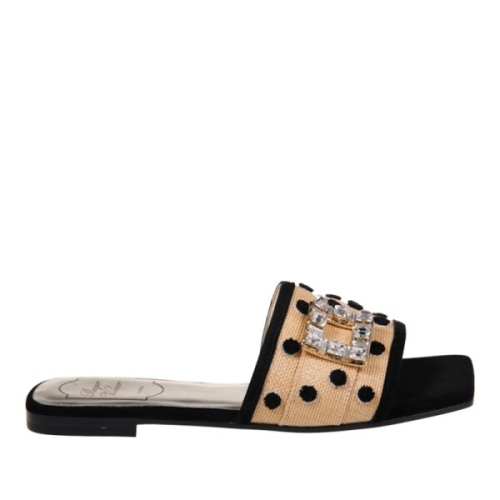 로저비비에 닷츠 자수 뮬 RVW74744860NZ9 1N76