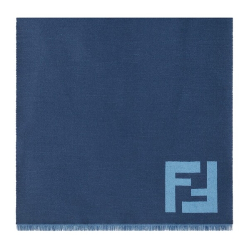 펜디 머플러 스카프 FXS407 AWTZ F1VHG BLU AZZURRO