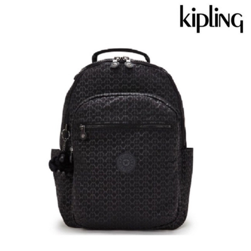키플링 여행 노트북수납 27리터 서울 백팩 시그니처 엠보 KPABA28 SIEB A28-SIEBJSS