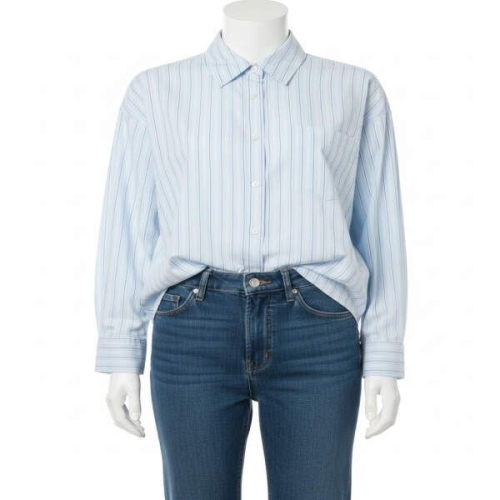 미쏘 스트라이프 랩 셔츠_MIWYWG401B 621316