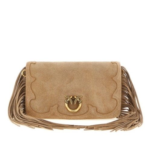 핀코 러브 클릭 소프트 호리즌탈 스웨이드 클러치 106023A39A L08Q