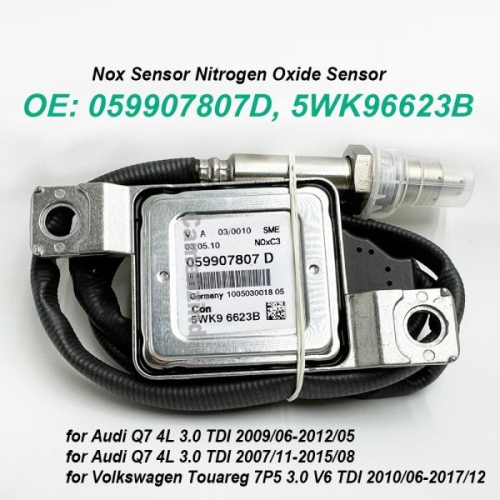 아우디 Q7용 질소 산화물 센서 059907807D 5WK96623B D