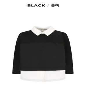 더아이잗 블록 배색 레이어드 블라우스 IP3AOBL101_CC