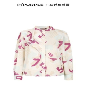 더아이잗 러플 디테일 프린트 블라우스 IP3AOBL091_CC