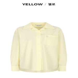 더아이잗 자수 포켓 코튼 블라우스 IP3AOBL071_CC