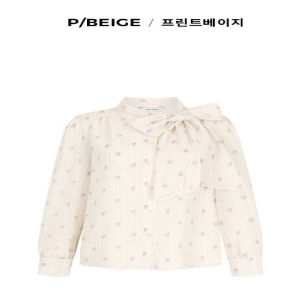 더아이잗 타이넥 퍼프 슬리브 블라우스 IP3AOBL031_CC