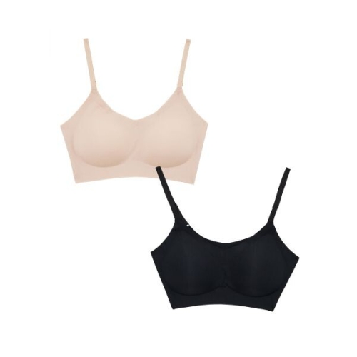 크로커다일 INNERWEAR 2PA 나일론골지 패드고정형 스트랩 브라 1120338