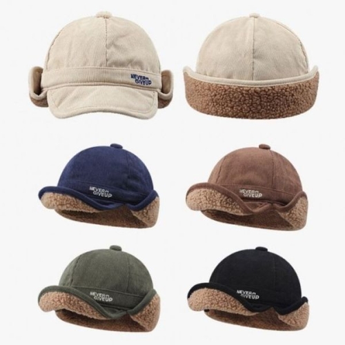 골덴 031QUY63 방한 숏챙자 스타일 방한 캐주얼 귀달이