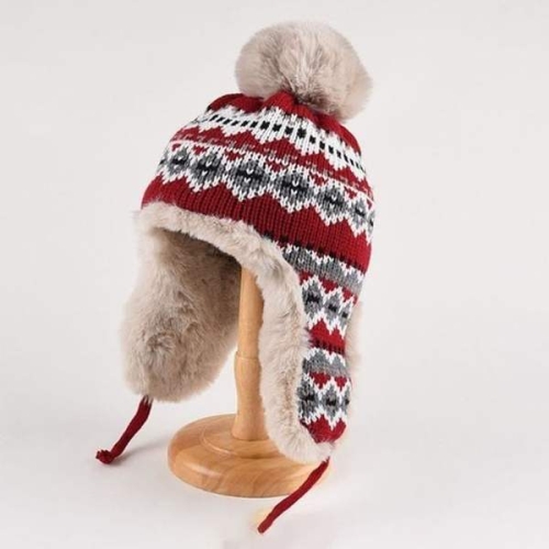 은창 에스닉 097FFU60 방한 귀도리 스타일 매듭 자 털자 보