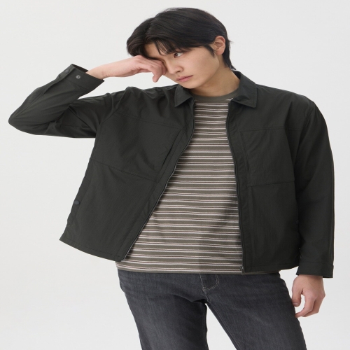 브렌우드 페리자켓 심플 경량 트러커 BRUAM26561KHX_SC