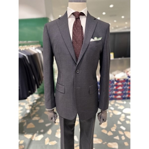 지이크 S/S시즌 모 혼방 텍스처 스트레치 데일리 그레이 정장 PGJAD2192