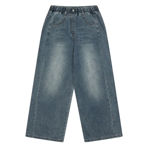 소이 사이드 절개 빅와이드 블루진 26S1253BL_OD