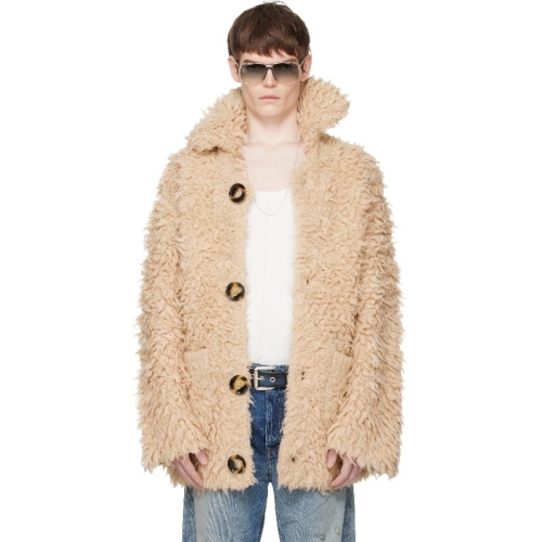 아크네스튜디오 남성 베이지 니트 가디건 261129M200000