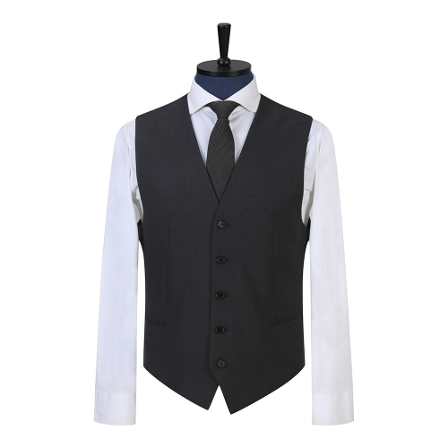 지이크 프리미엄브이넥싱글레다 그레이 정장베스트 PGV3044