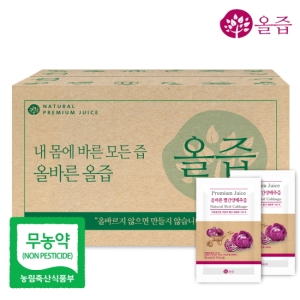  올즙 올바른 빨간양배추즙 90ml 100포 [1개]
