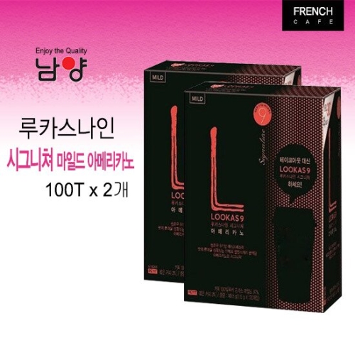 남양유업 프렌치카페 루카스나인 쁘띠 마일드 아메리카노 스틱 100개입