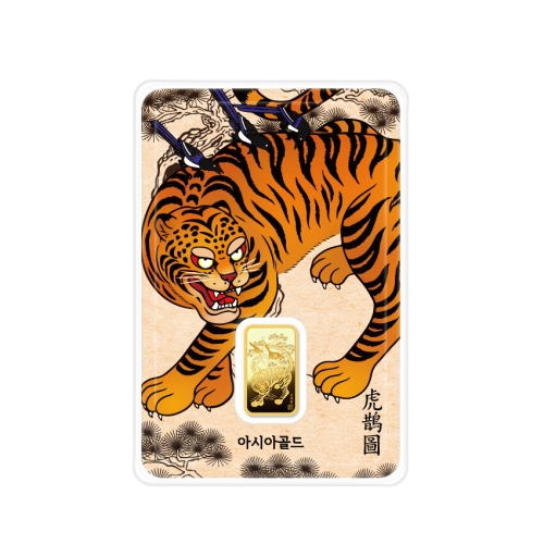 아시아골드  호작도 골드바 3.75g