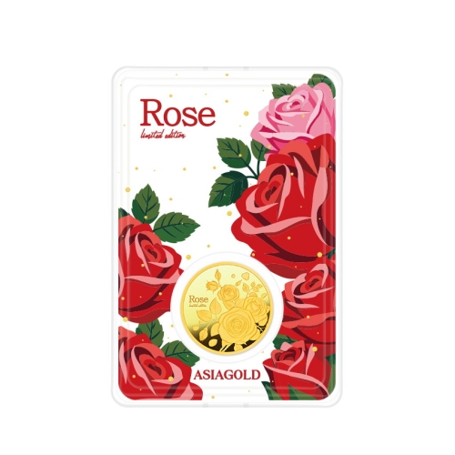 아시아골드  장미 골드코인 10g