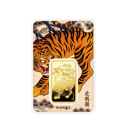 아시아골드  호작도 골드바 37.5g