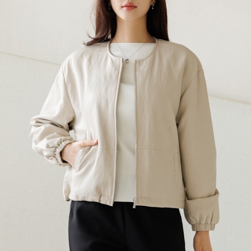 데드라 니코라운드레더자켓 OUE0008