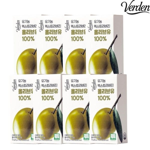 코지맘바이오 베르덴 유기농 엑스트라버진 올리브유 100% 112g(8gx14포)