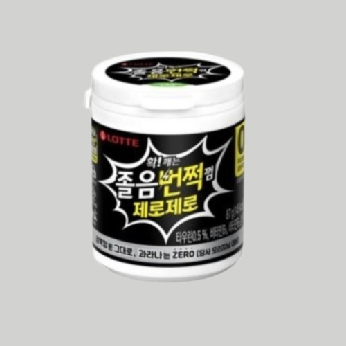 롯데제과  졸음 번쩍껌 제로제로 87g