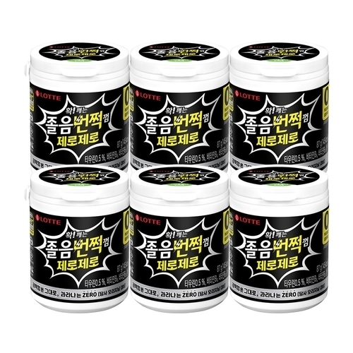 롯데제과  졸음 번쩍껌 제로제로 87g
