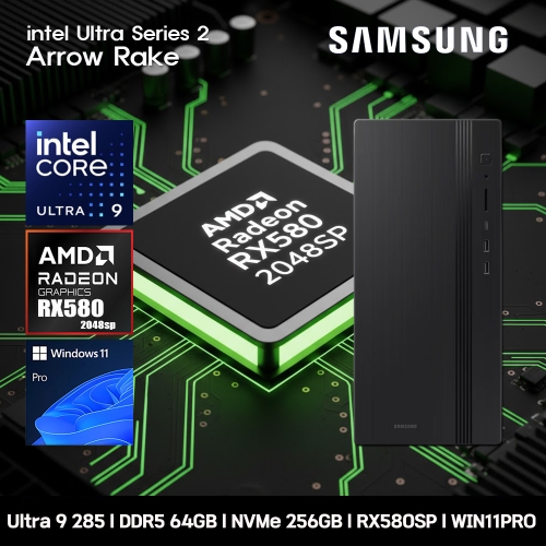 삼성전자 데스크탑 Tower DM500THZ-Z9ADB RX580SP Win11Pro