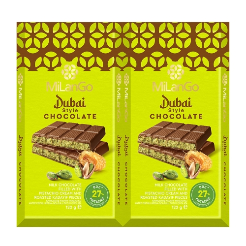 크라운제과  밀란고 두바이 스타일 초콜릿 122g