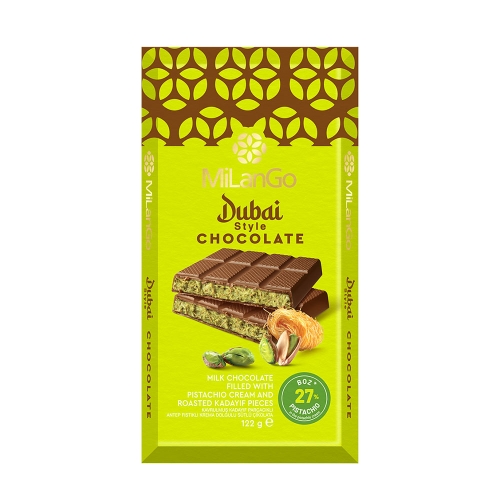 크라운제과  밀란고 두바이 스타일 초콜릿 122g