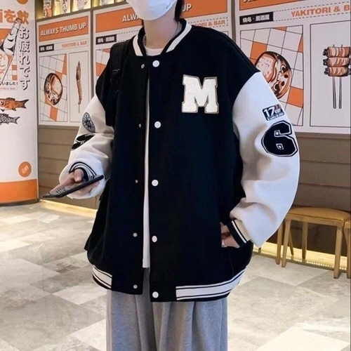 오너클랜 남성용 캐주얼 자수포인트 1컬러 야구점퍼 재킷 WFLN8YD260306