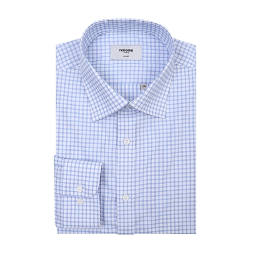 레노마 셔츠 면스판 깅업체크셔츠RZRSG0040BUIN