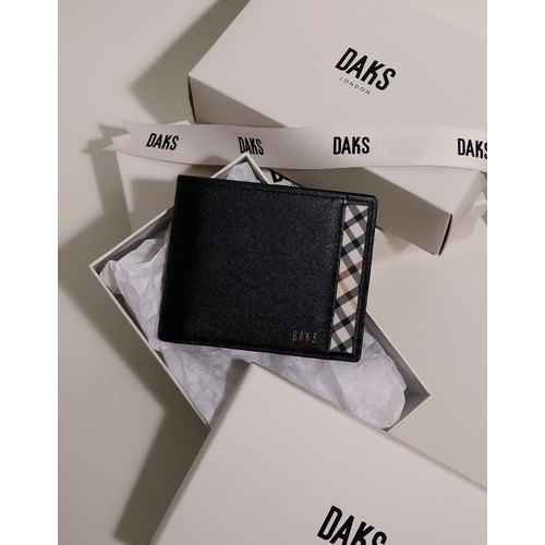 닥스 남성 블랙 사피아노 하우스체크 DBWA6E971BK