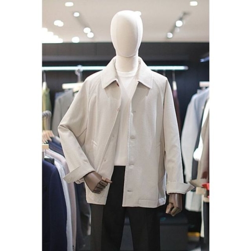 지이크 아이보리 오버핏 셔켓 PKM6001 IV