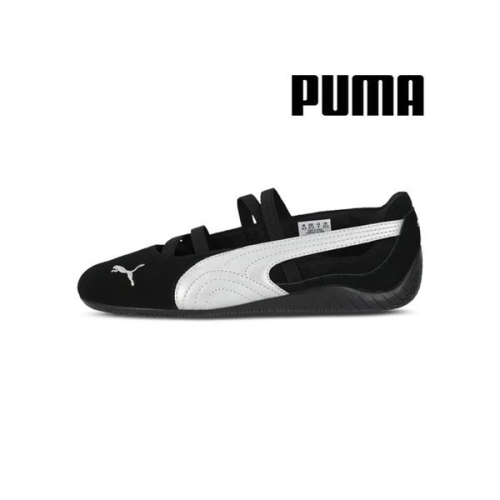 푸마 우먼스 스피드캣 발렛 스웨이드 블랙 실버 406114_01