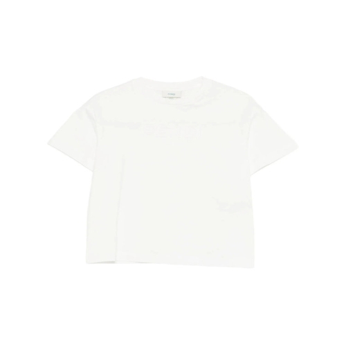 펜디 로마 자수로고 반팔 티셔츠 JUI201 7AJ F0TU9