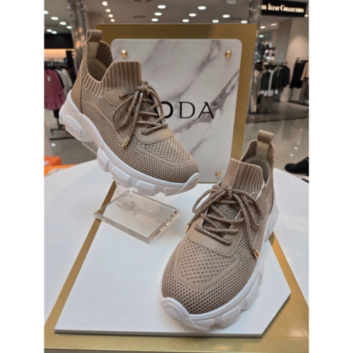 소다 여성 원마일 키높이 스판원단 스니커즈 FLS604A 6CM_CA