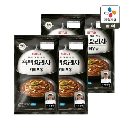 CJ제일제당 고메 흑백요리사 최강록셰프의 카레우동 760g